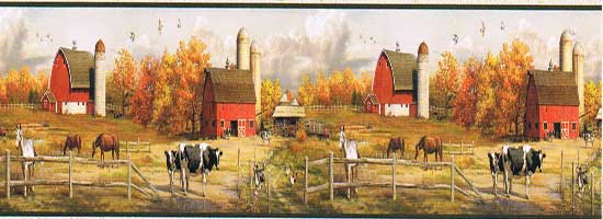 Wallpaper Border -American Farmer